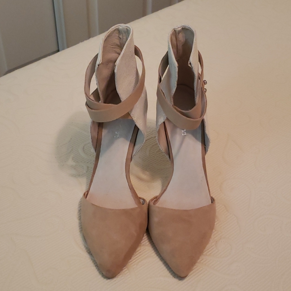 Joe's Jeans Ankle Wrap Heels